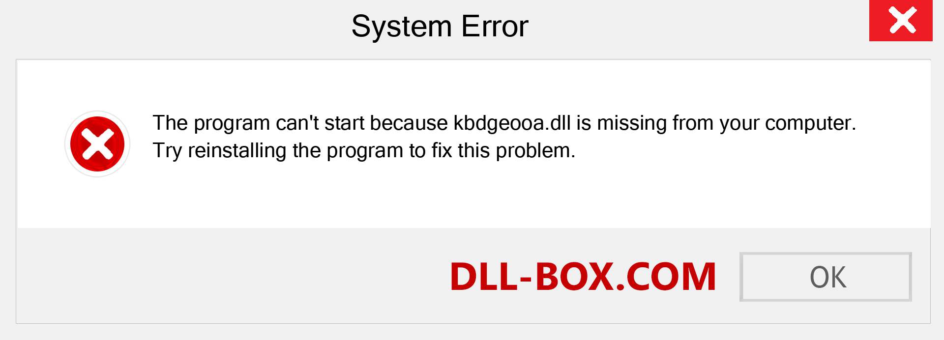  kbdgeooa.dll file is missing?. Download for Windows 7, 8, 10 - Fix  kbdgeooa dll Missing Error on Windows, photos, images